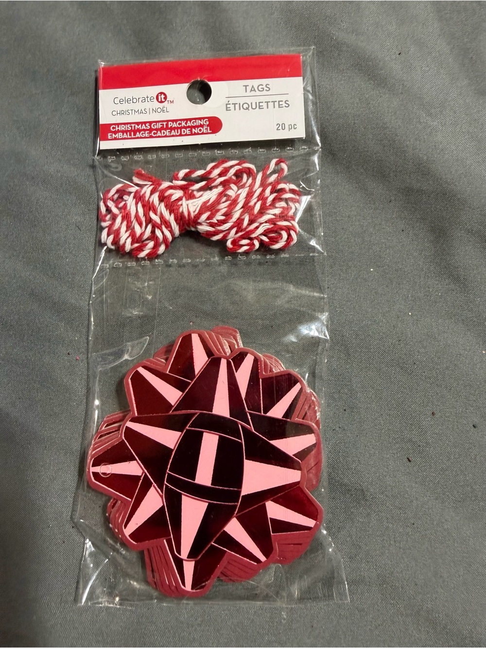 Celebrate Christmas Present Tags NWT